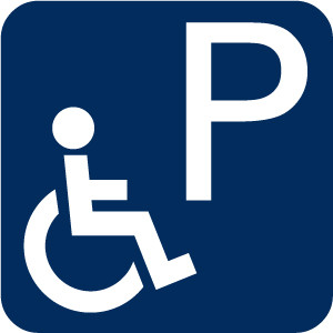 Symbol Behindertenparkplatz