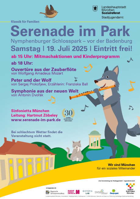Plakat Serenade im Park: Klassik für die ganze Familie